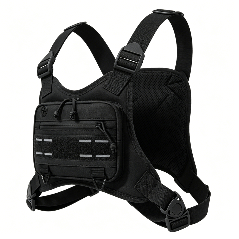 Fishing Vest - Tactical Front Chest Rig Bag Vest