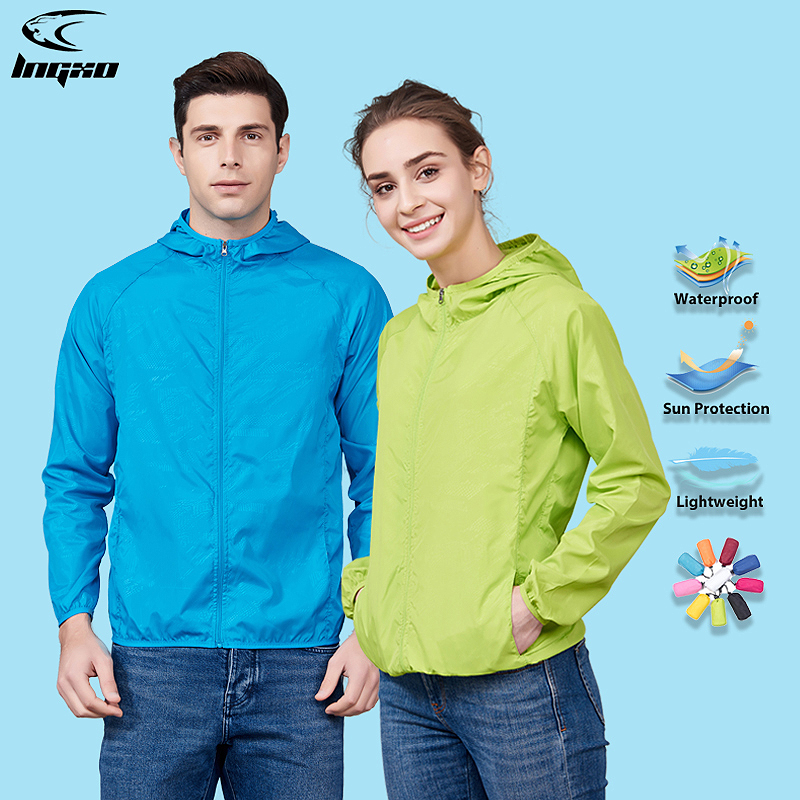 LNGXO Unisex Hiking Jacket Men - Fishing Rain Suit review and price