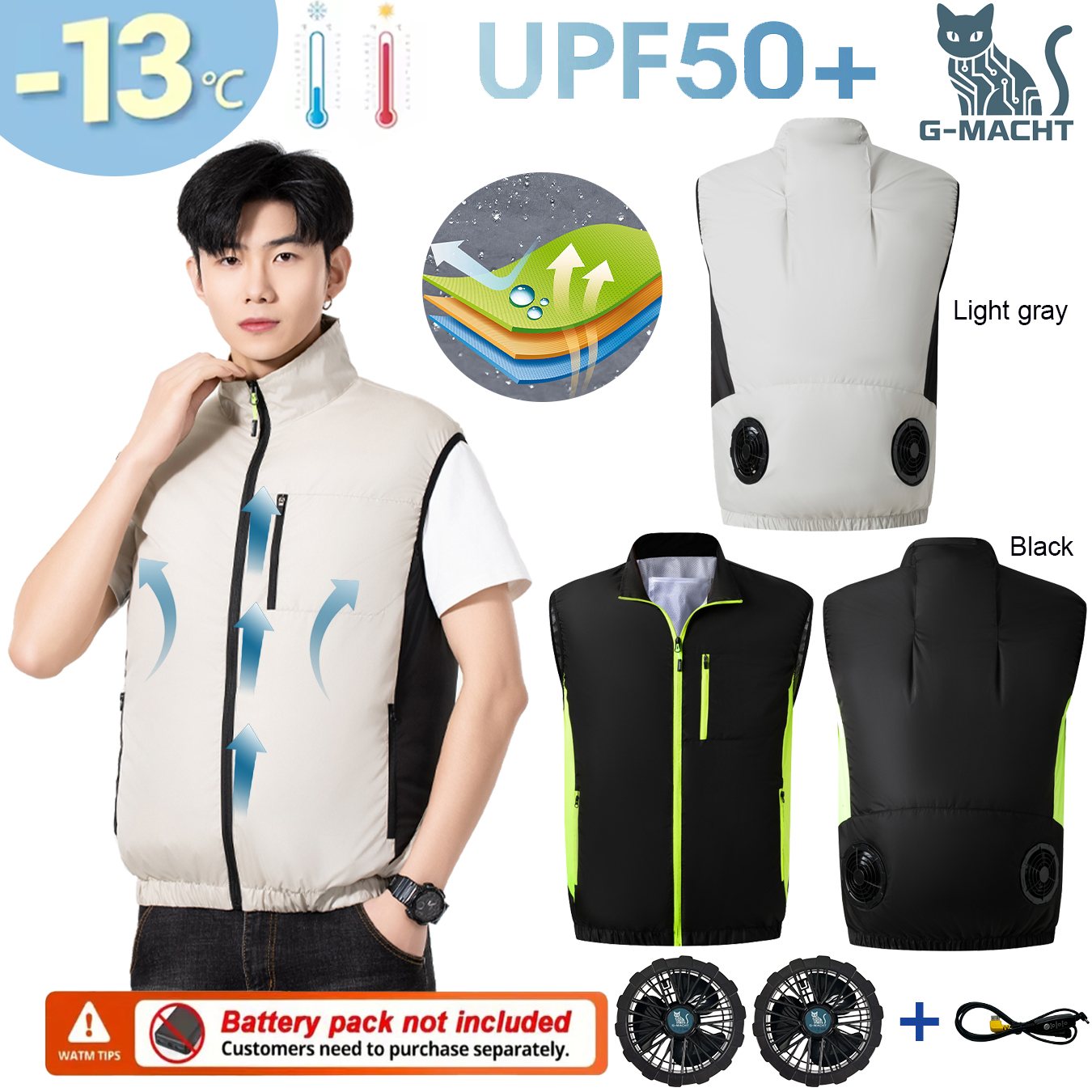 Summer Breathable Wearable Coo - Fishing Vest review and price