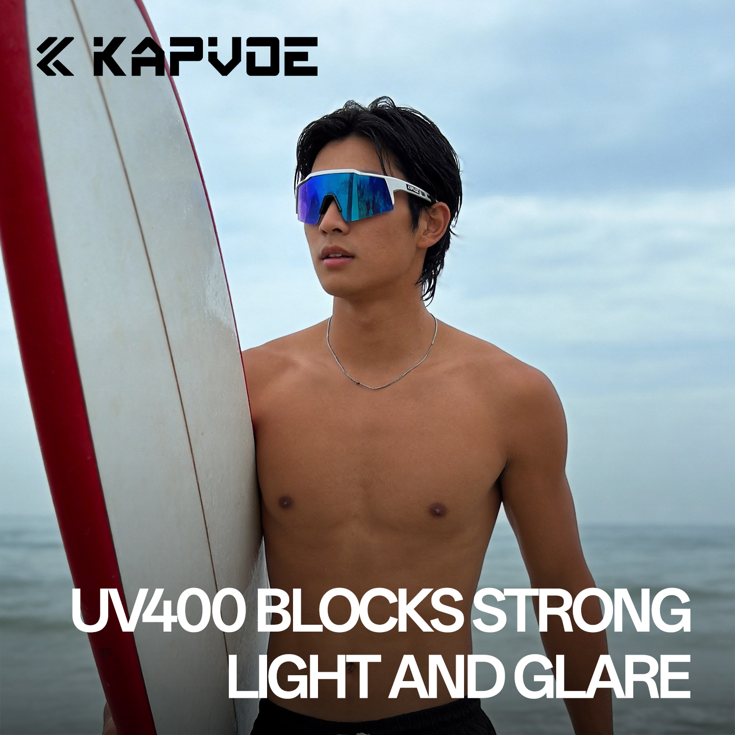 KAPVOE UV400 Anti-glare Surfin - Fishing Sunglasses Polarized review and price
