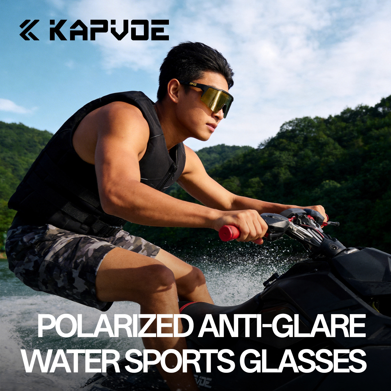 KAPVOE UV400 Anti-glare Surfin - Fishing Sunglasses Polarized review and price