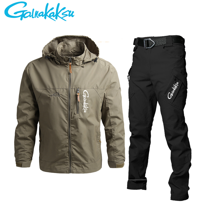 Men's Waterproof Hooded Jacket - Fishing Pants Waterproof review and price
