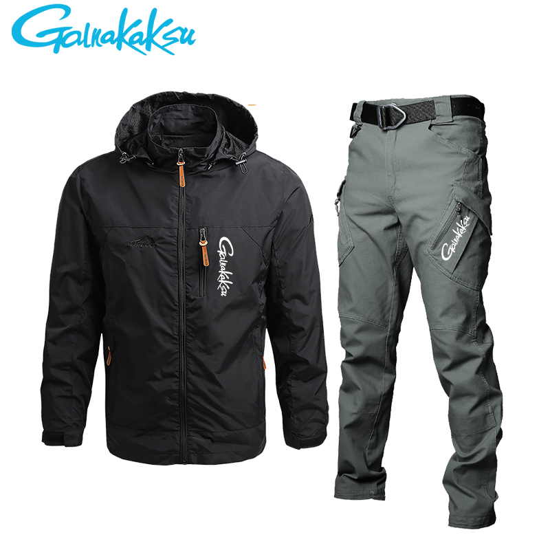 Men's Waterproof Hooded Jacket - Fishing Pants Waterproof review and price