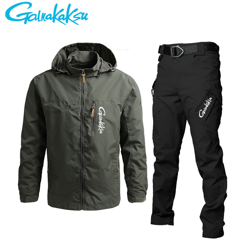 Men's Waterproof Hooded Jacket - Fishing Pants Waterproof review and price