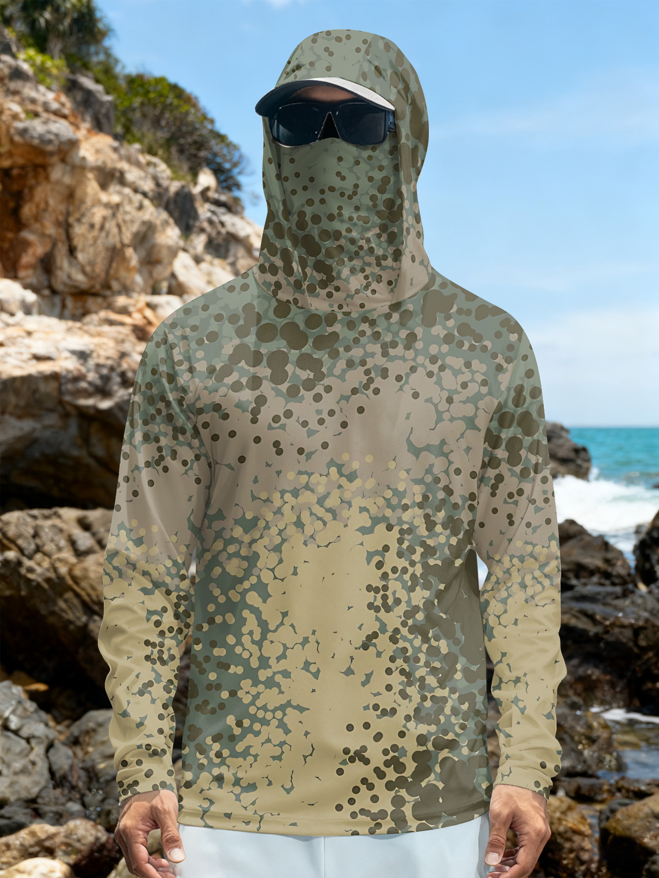 Men's Fishing Hooded Long-Slee - Fishing Hoodie review and price