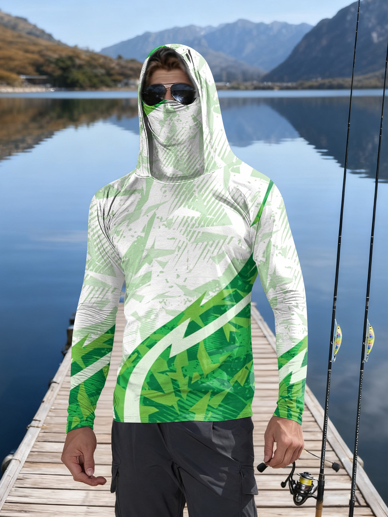 Men's Fishing Hooded Long-Slee - Fishing Hoodie review and price