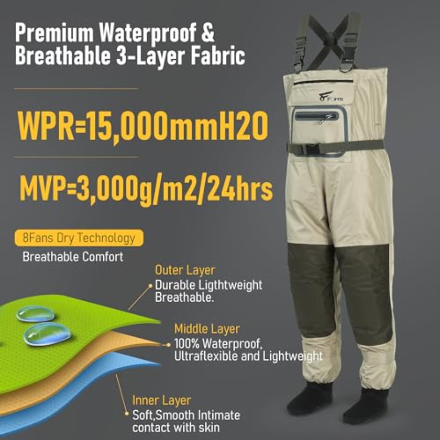 Fishing Chest Waders for Men a - Fishing Waders review and price