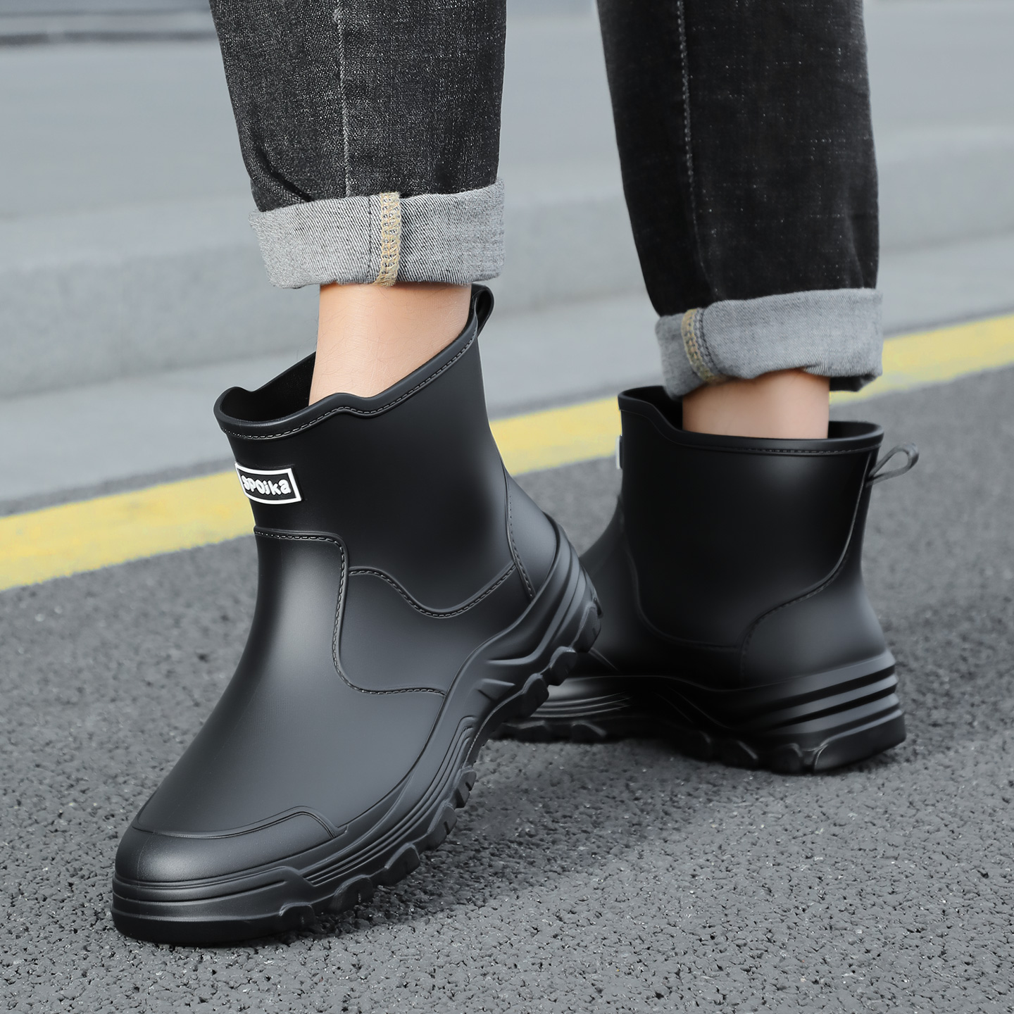 Fashionable new style men's mi - Fishing Boots review and price
