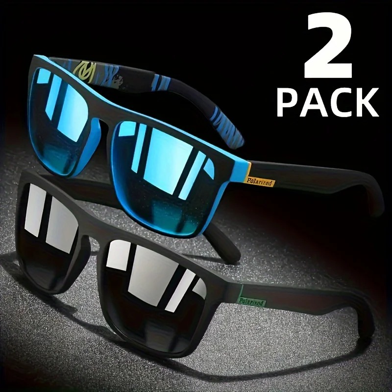1/2pcs Square Sport Sunglasses - Fishing Sunglasses Polarized review and price