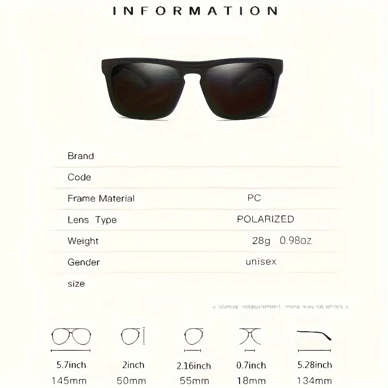 1/2pcs Square Sport Sunglasses - Fishing Sunglasses Polarized review and price