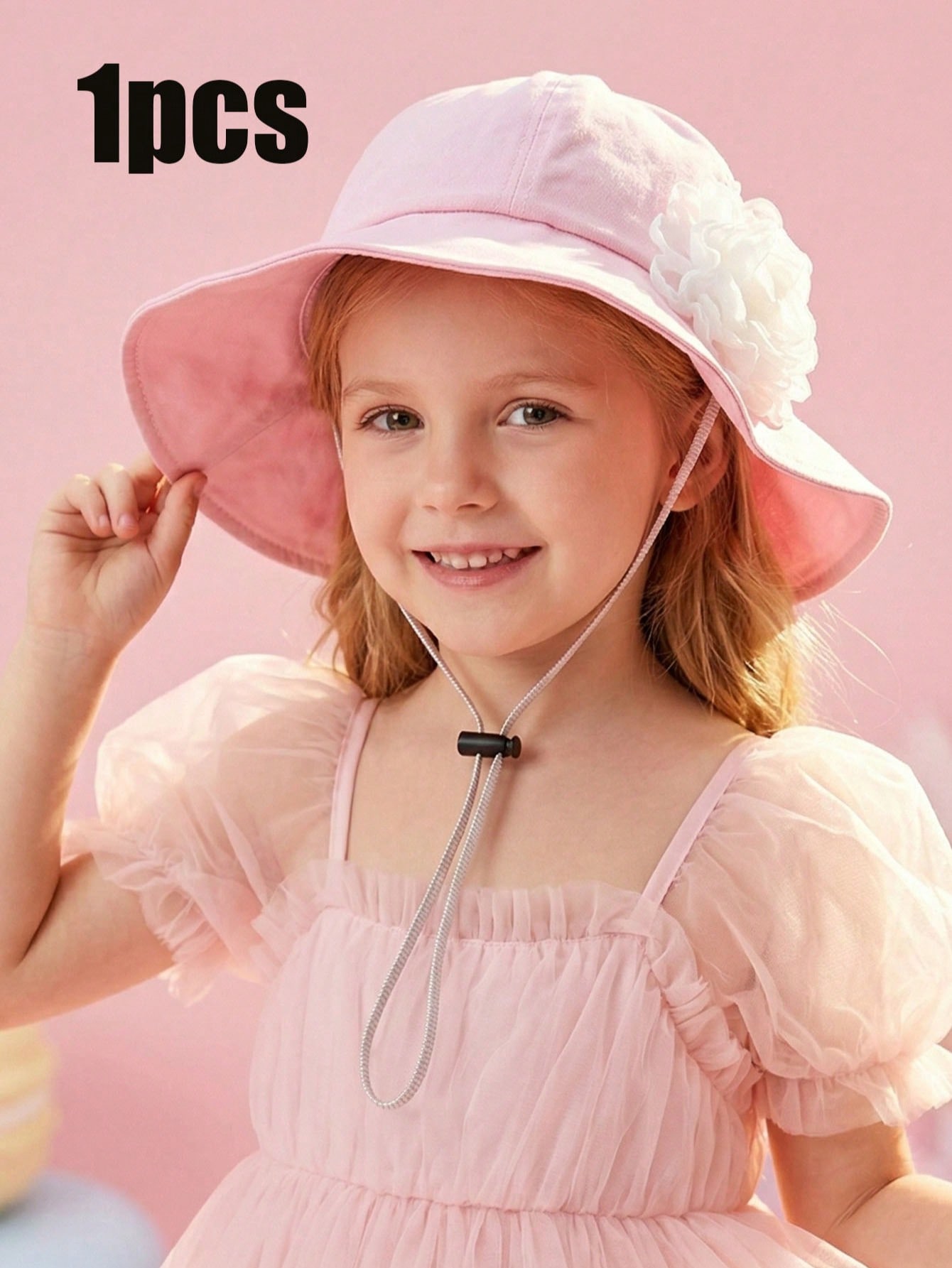 1Pc 3-8Y Girls White Big Flowe - Fishing Hat review and price