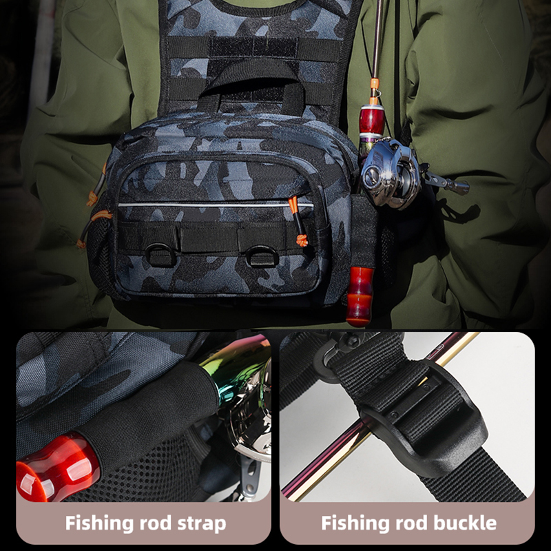 Men Chest Bag Tactical Fishing - Fishing Vest review and price