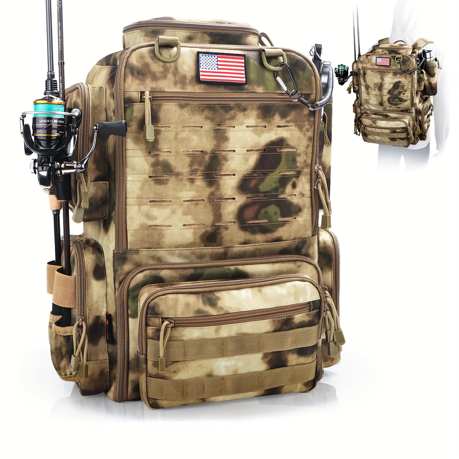 A Spacious 11.89gal Fishing Ba - Fishing Backpack review and price