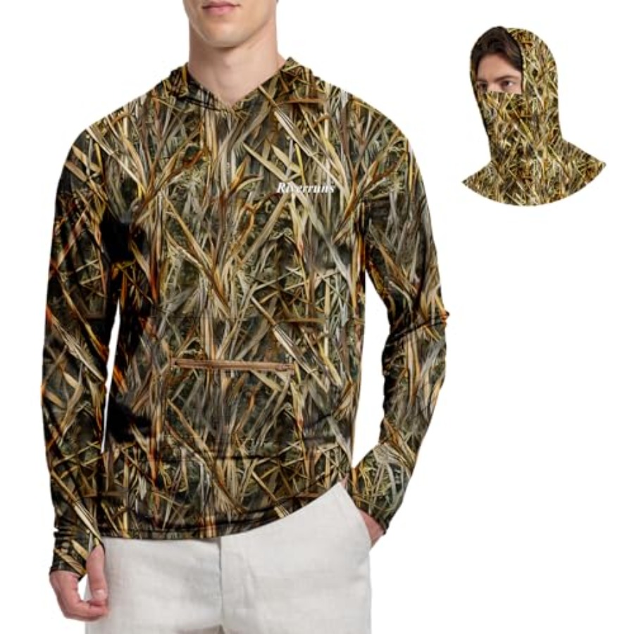 UPF 50+ Fishing Hoodie with Ne - Fishing Hoodie review and price
