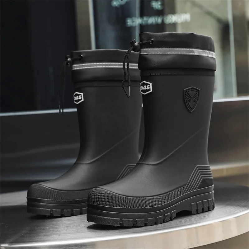 Fashion Men's Rain Boots Mid-C - Fishing Boots review and price