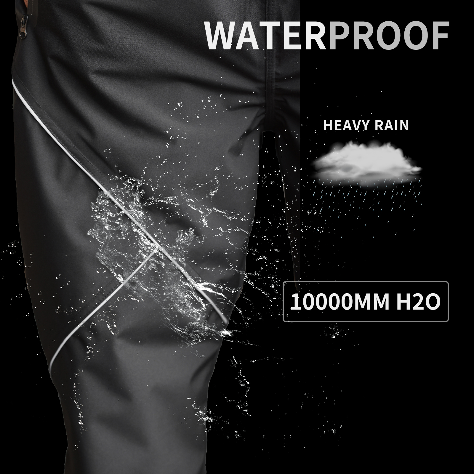 WOSAWE Cycling Rain Pants Wate - Fishing Rain Suit review and price